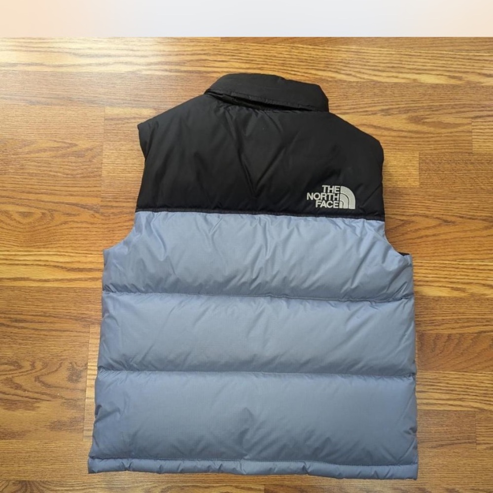 The North Face Black and Light blue  Puffer Vest - Picture 3 of 3